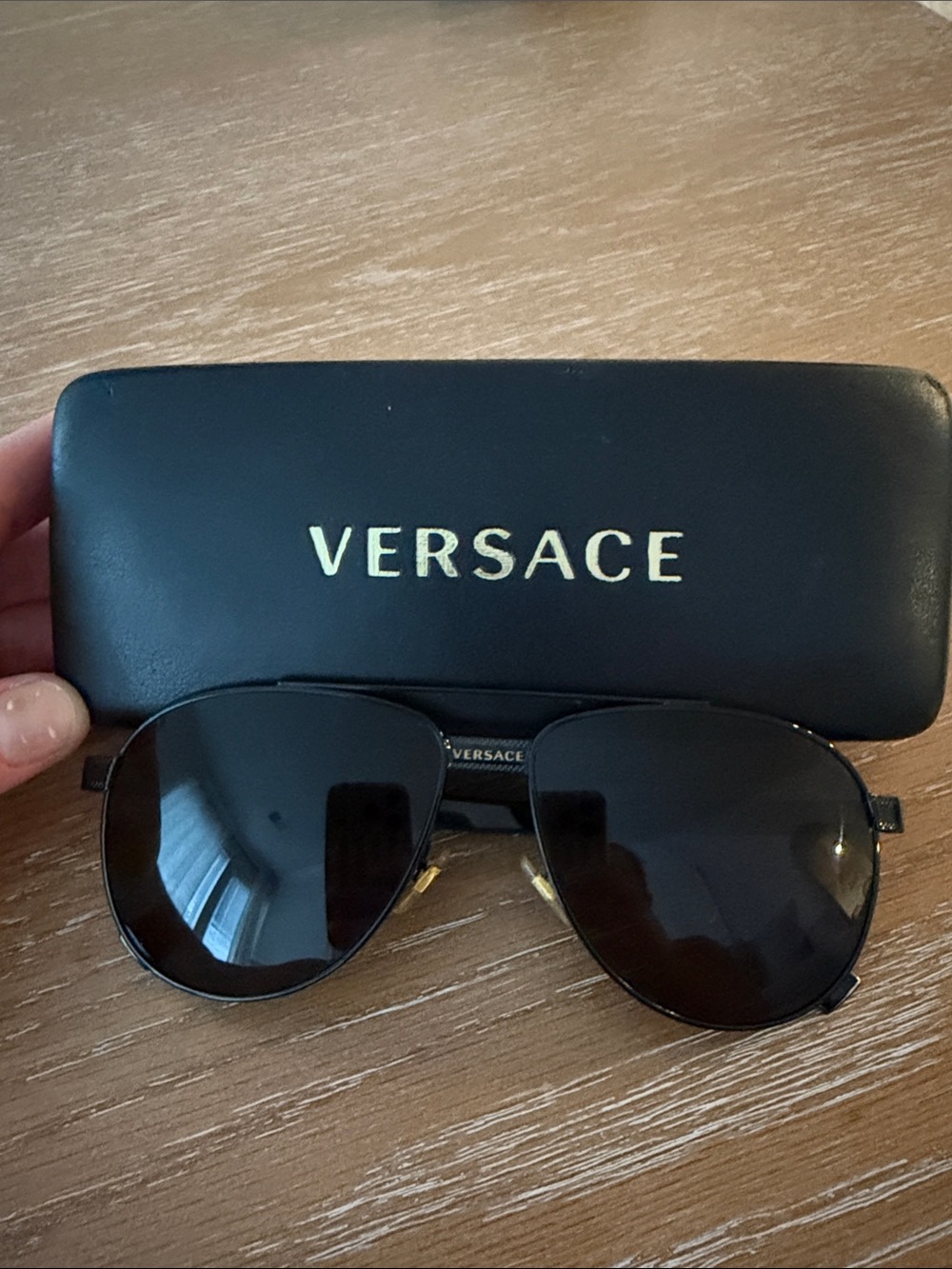 Versace Aviator Sunglasses
